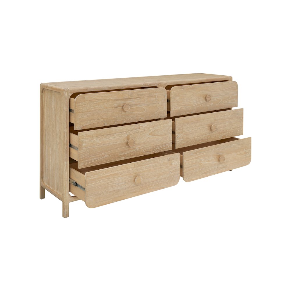 Hansville Dresser 6 Drawers. Picture 6