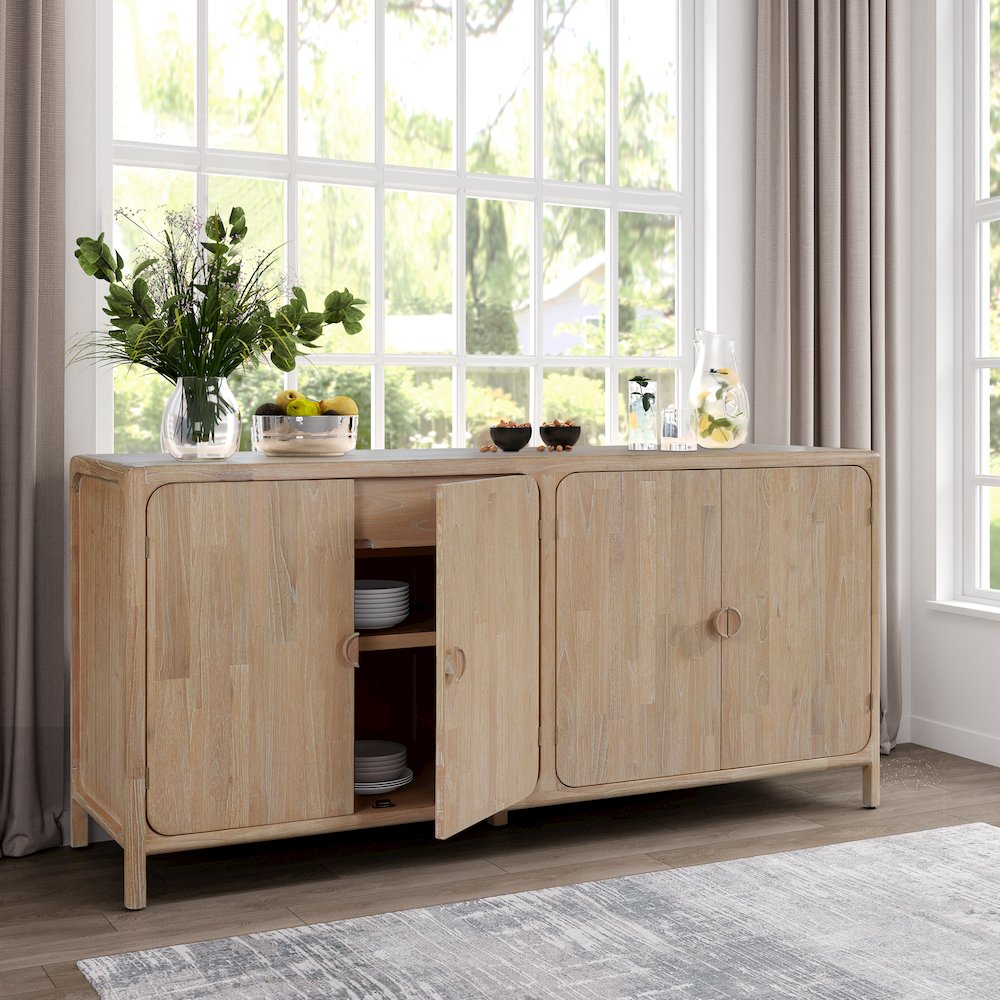 Hansville Sideboard  4 Doors w/ 2 Inner Drawers. Picture 10