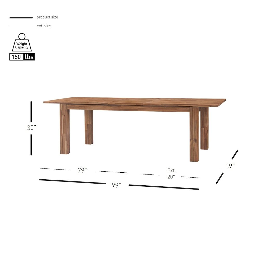 Bedford Butterfly Dining Table w/ 20" Ext.. Picture 10