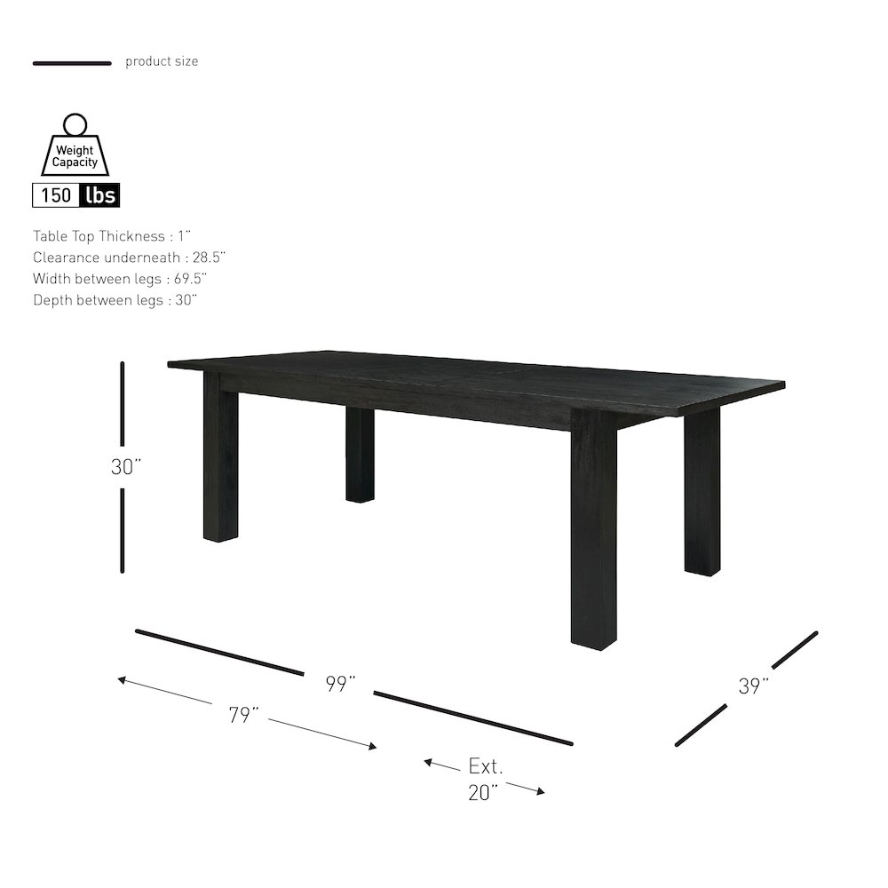 Bedford Butterfly Dining Table w/ 20" Ext.. Picture 11