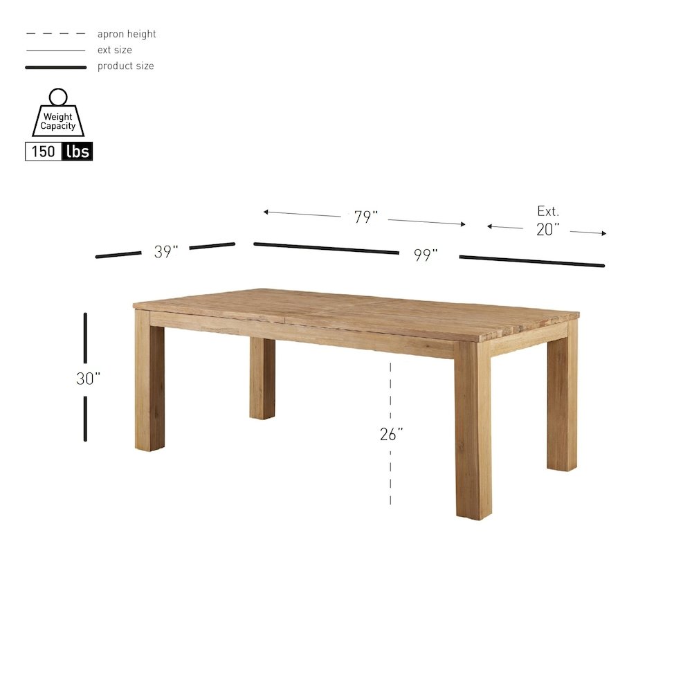 Bedford Butterfly Dining Table. Picture 8