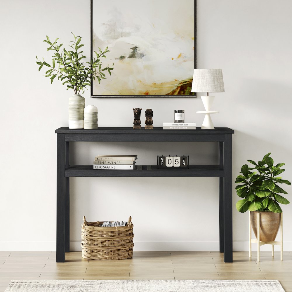Tiburon Console Table with Shelf. Picture 7