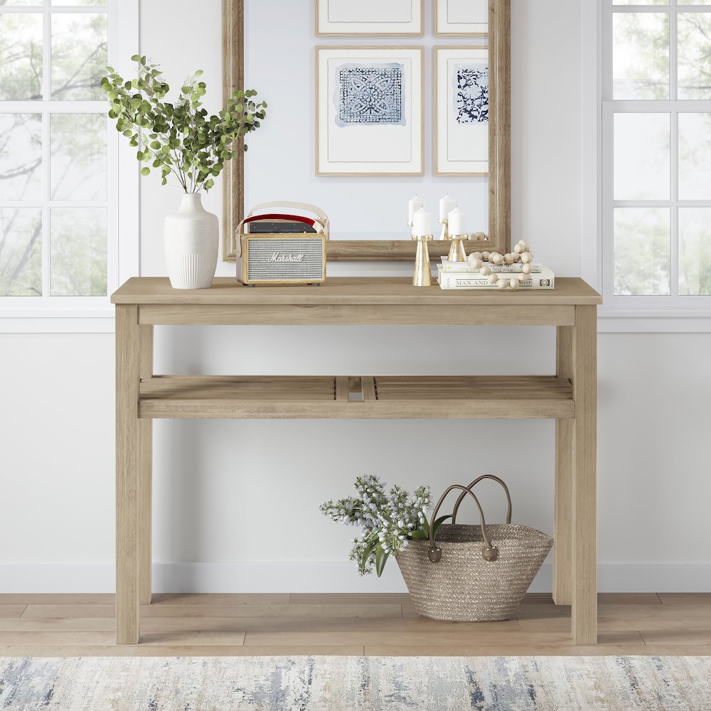 Tiburon Console Table w/ Shelf. Picture 7