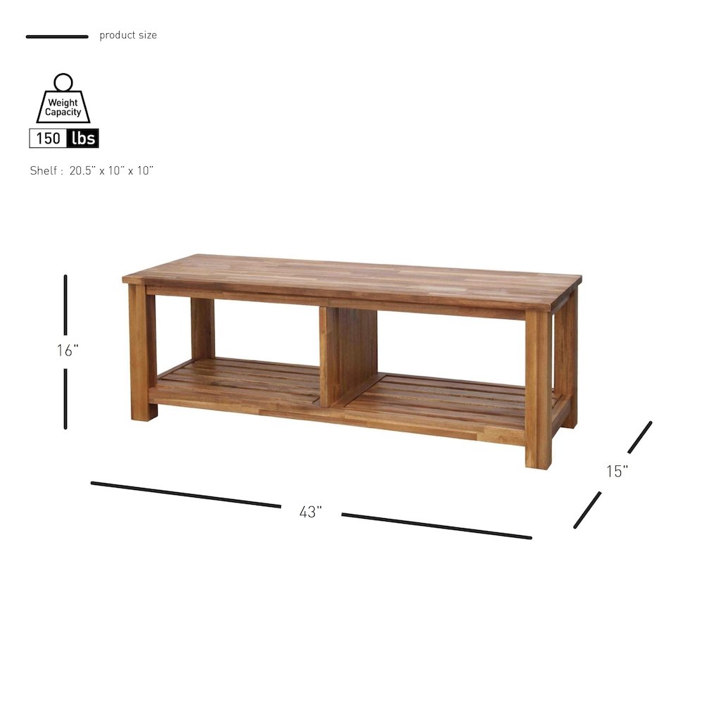 Tiburon TV Bench. Picture 4