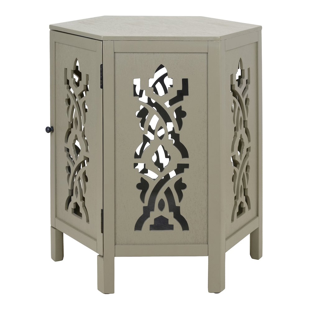 Seema Accent Table - Sage Green. Picture 4
