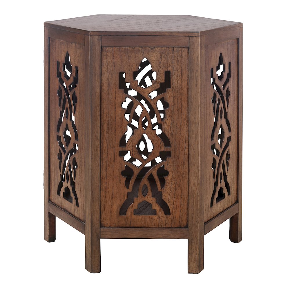Seema Accent Table - Walnut. Picture 6