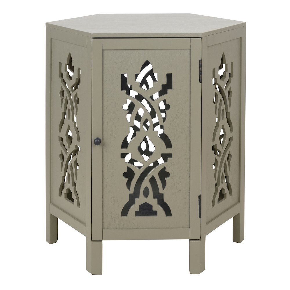 Seema Accent Table - Sage Green. Picture 3