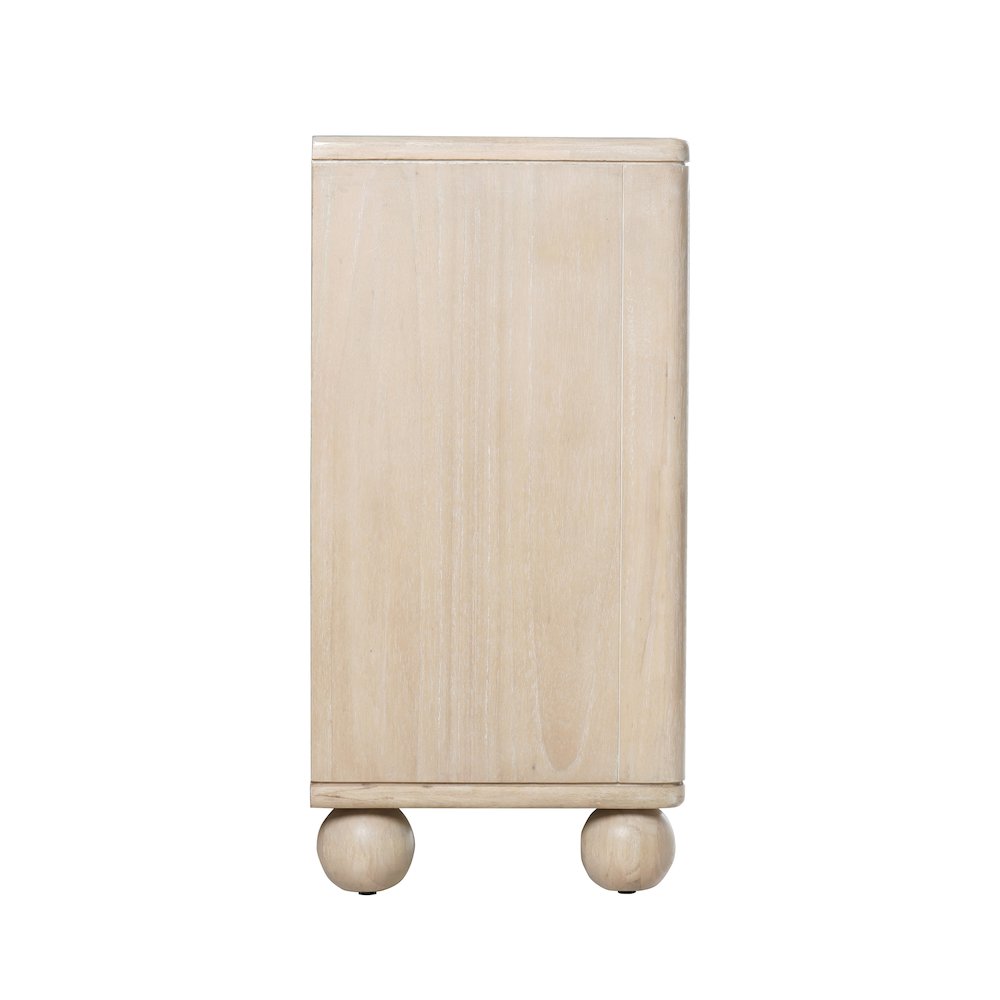 Harlyn 4-Door Buffet - Weathered Sand. Picture 4
