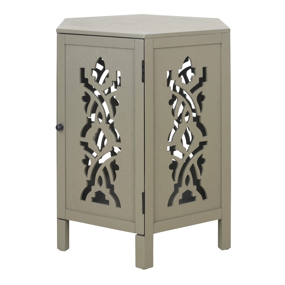 Seema Accent Table - Sage Green. Picture 1