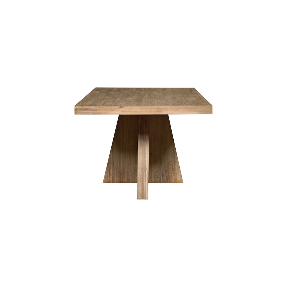 Zerano Cross Legs Dining Table - 84" - Brushed Smoke. Picture 4