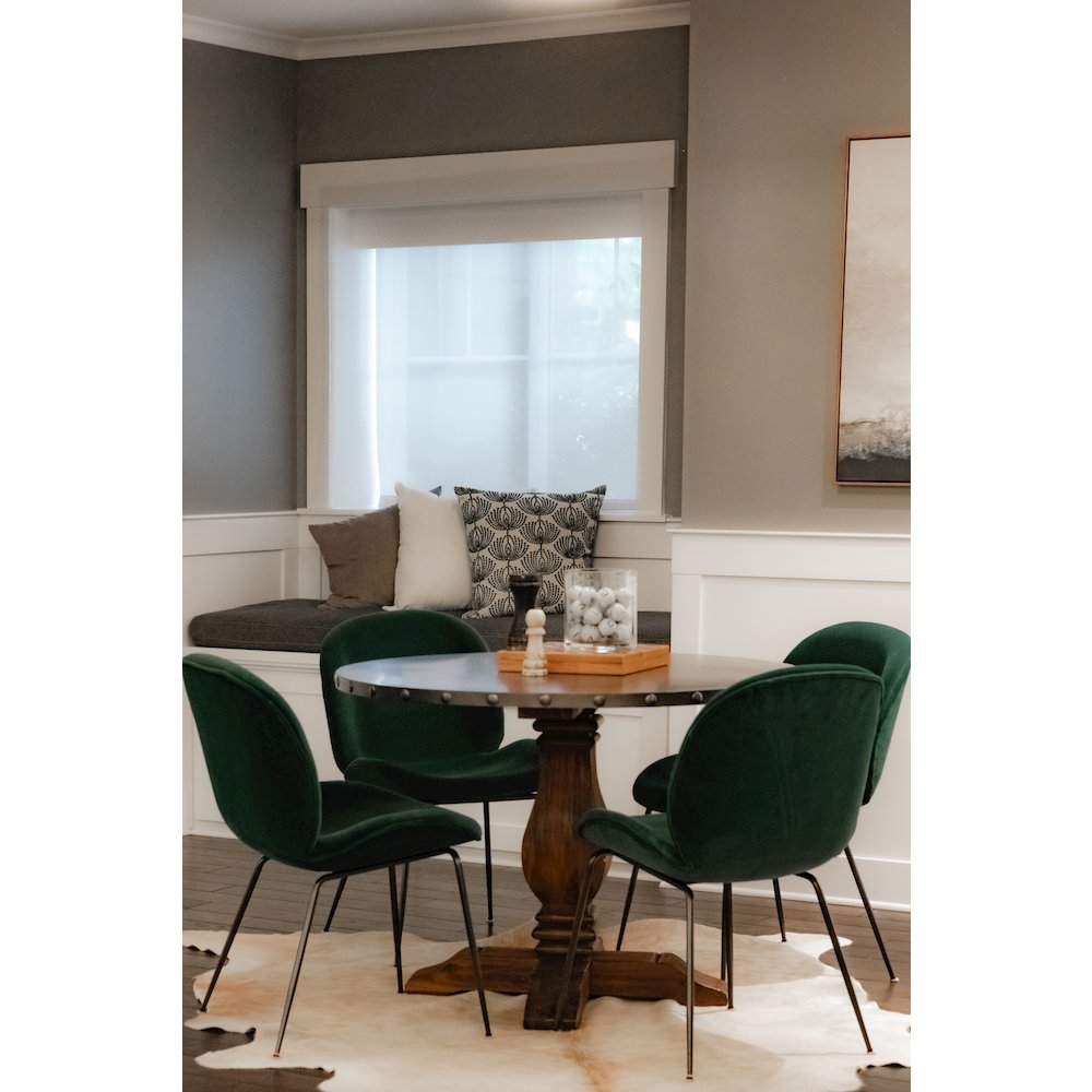 Lucy Velvet Dining Chair, (Set of 2). Picture 8