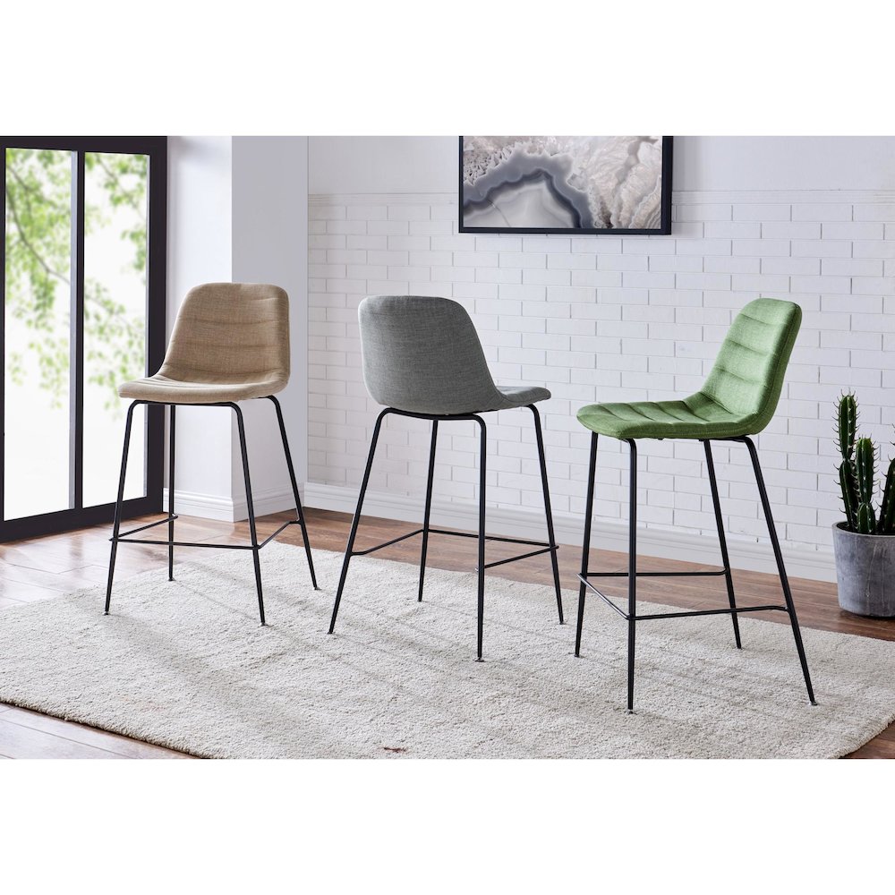 Caleb Fabric Counter Stool, (Set of 4). Picture 6
