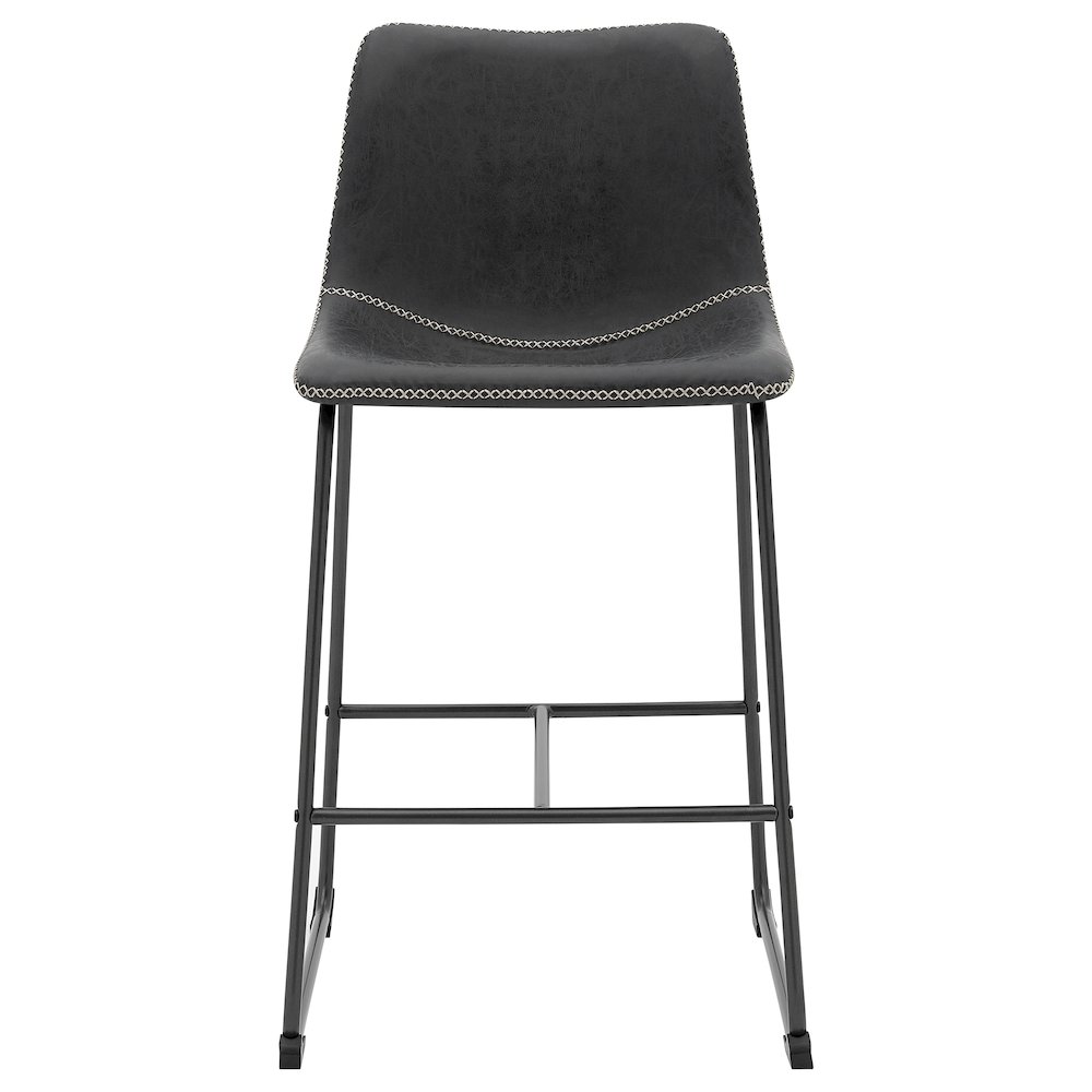 Vesta Faux Leather Counter Stool, (Set of 2). Picture 1