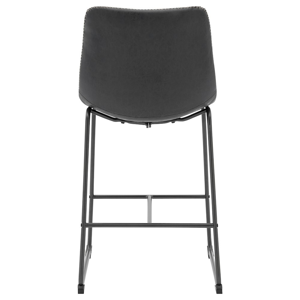 Vesta Faux Leather Counter Stool, (Set of 2). Picture 3