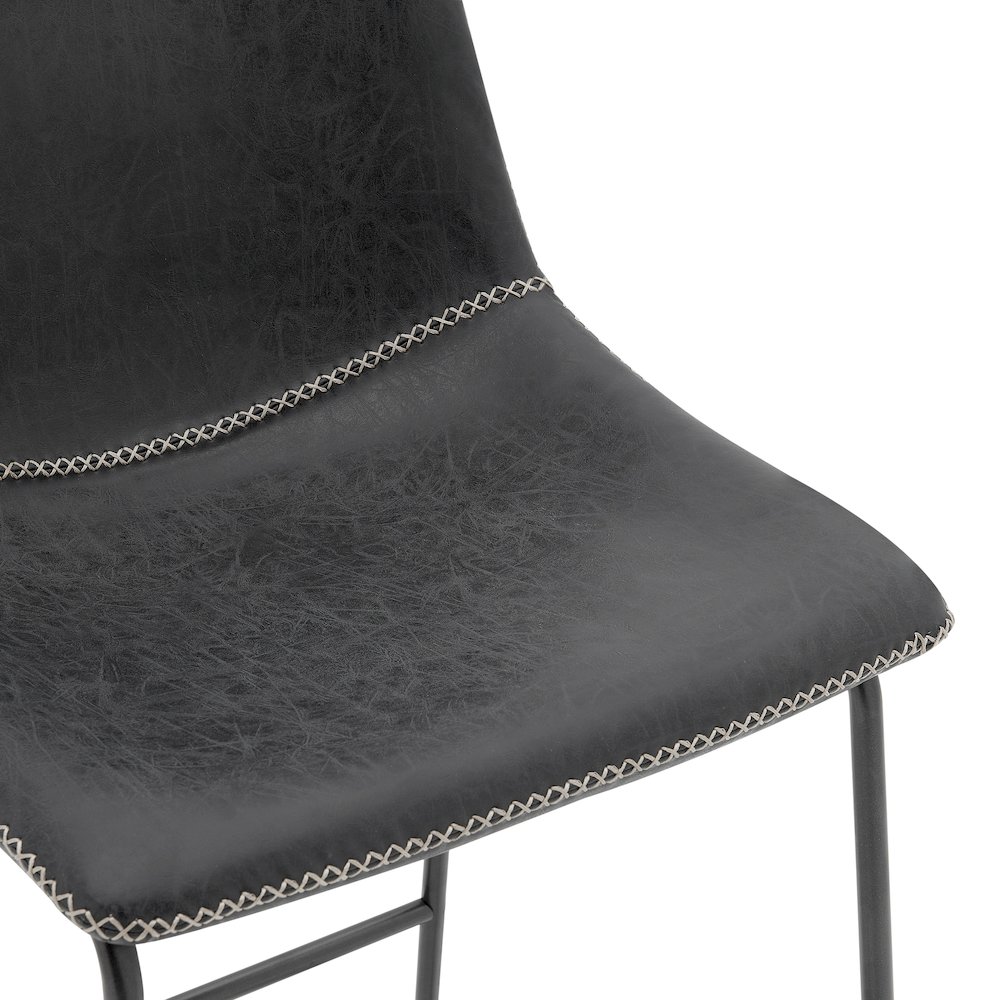Vesta Faux Leather Counter Stool, (Set of 2). Picture 5