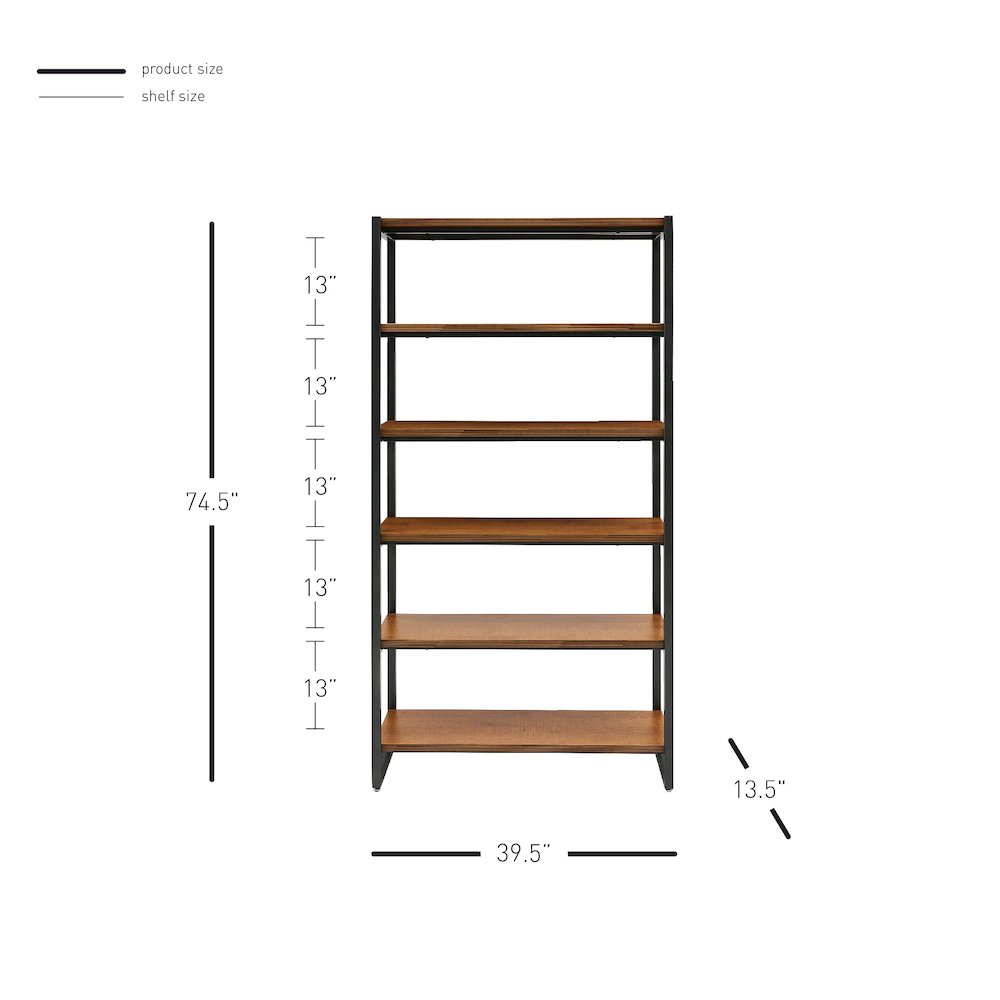Anderson 6 Tier Bookcase. Picture 10