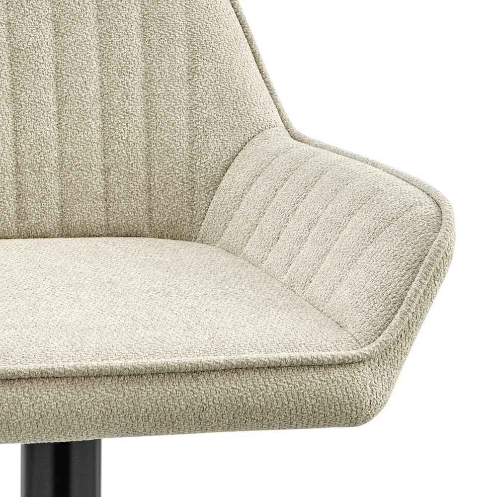 Luther Fabric Gaslift Swivel Bar Stool, (Set of 2). Picture 6