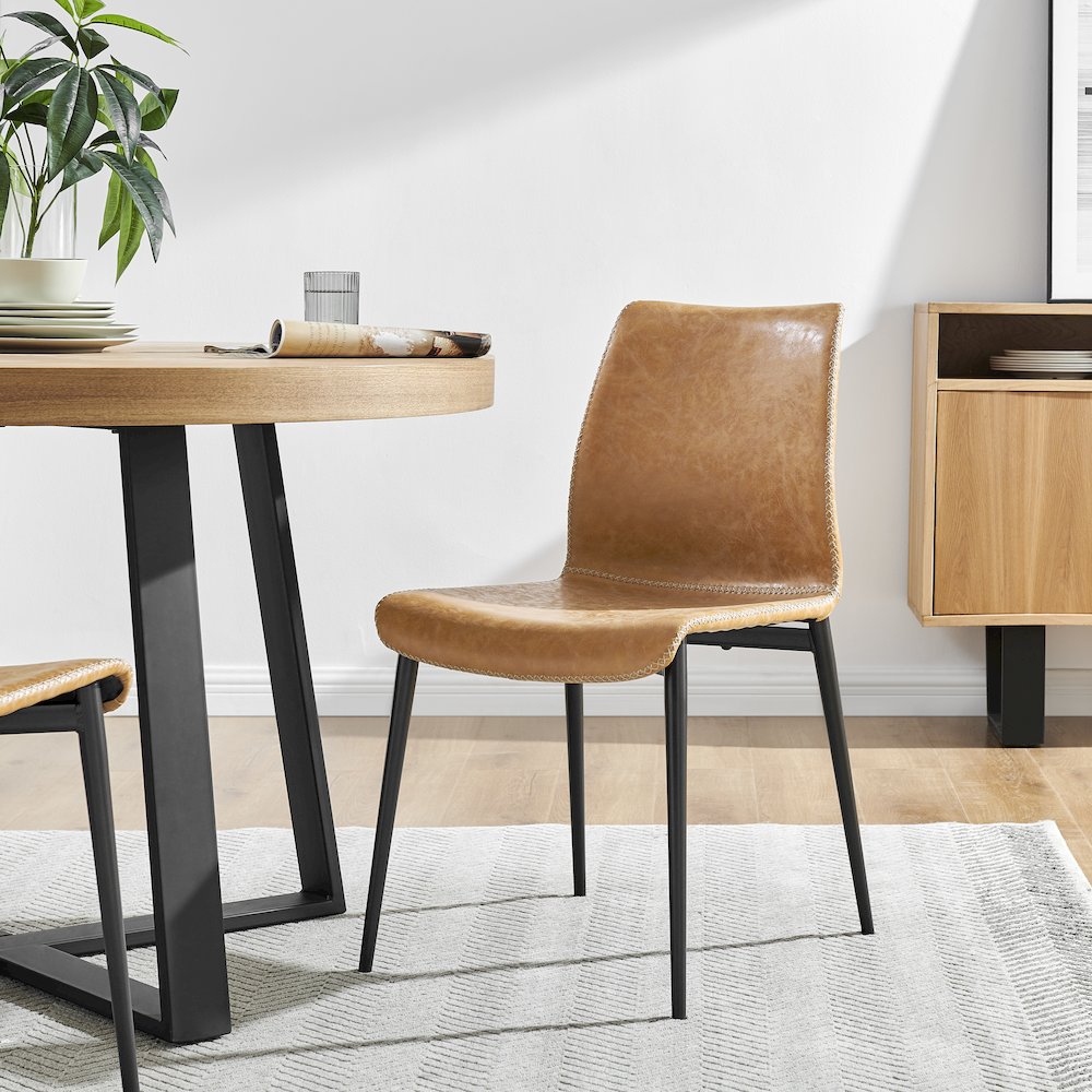 Jayden Faux Leather Dining Side Chair, (Set of 2). Picture 10