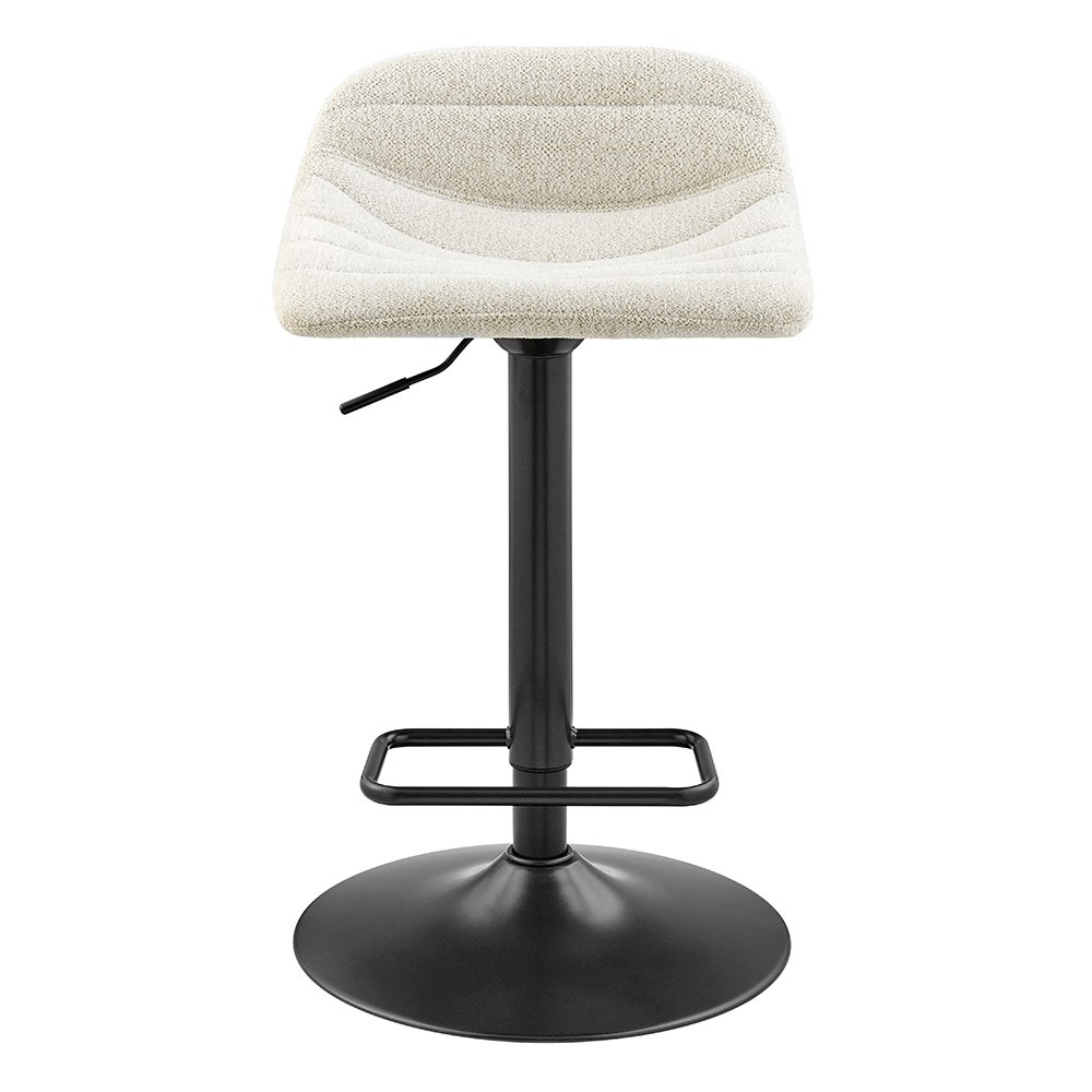 Koa Boucle Gaslift Swivel Bar Stool, (Set of 2). Picture 2
