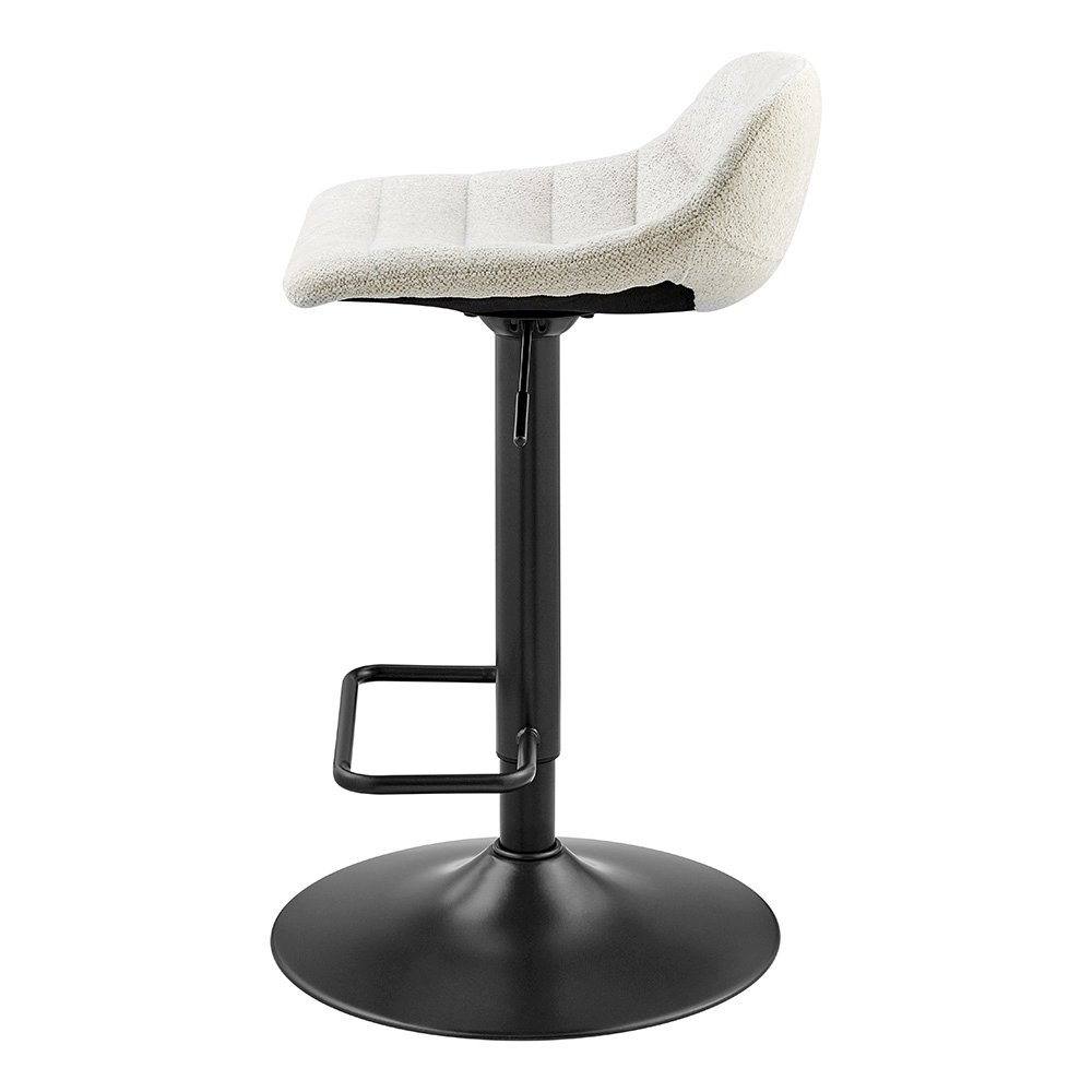 Koa Boucle Gaslift Swivel Bar Stool, (Set of 2). Picture 3