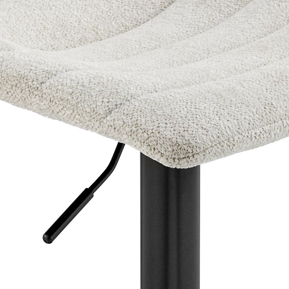 Koa Boucle Gaslift Swivel Bar Stool, (Set of 2). Picture 9