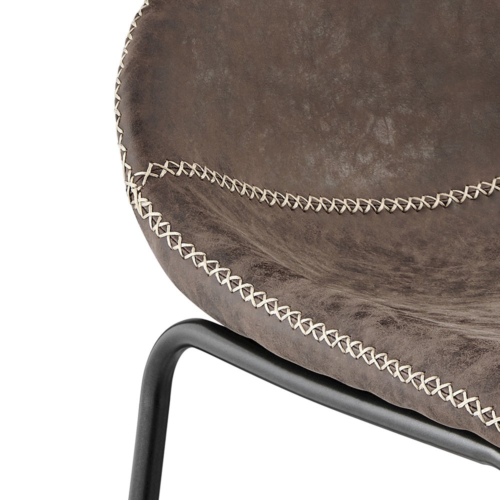 Leighton Faux Leather Counter Stool, (Set of 2). Picture 9