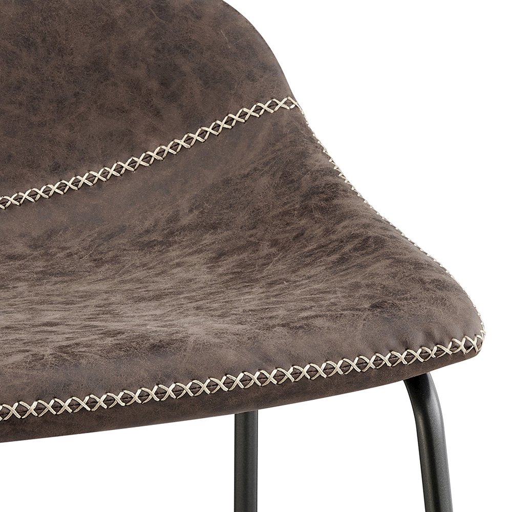 Leighton Faux Leather Counter Stool, (Set of 2). Picture 8