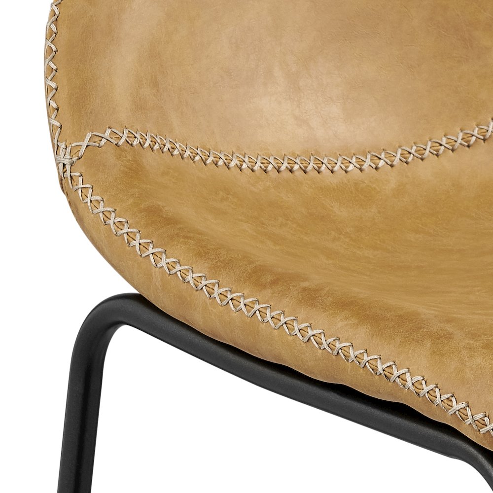 Leighton Faux Leather Counter Stool, (Set of 2). Picture 8