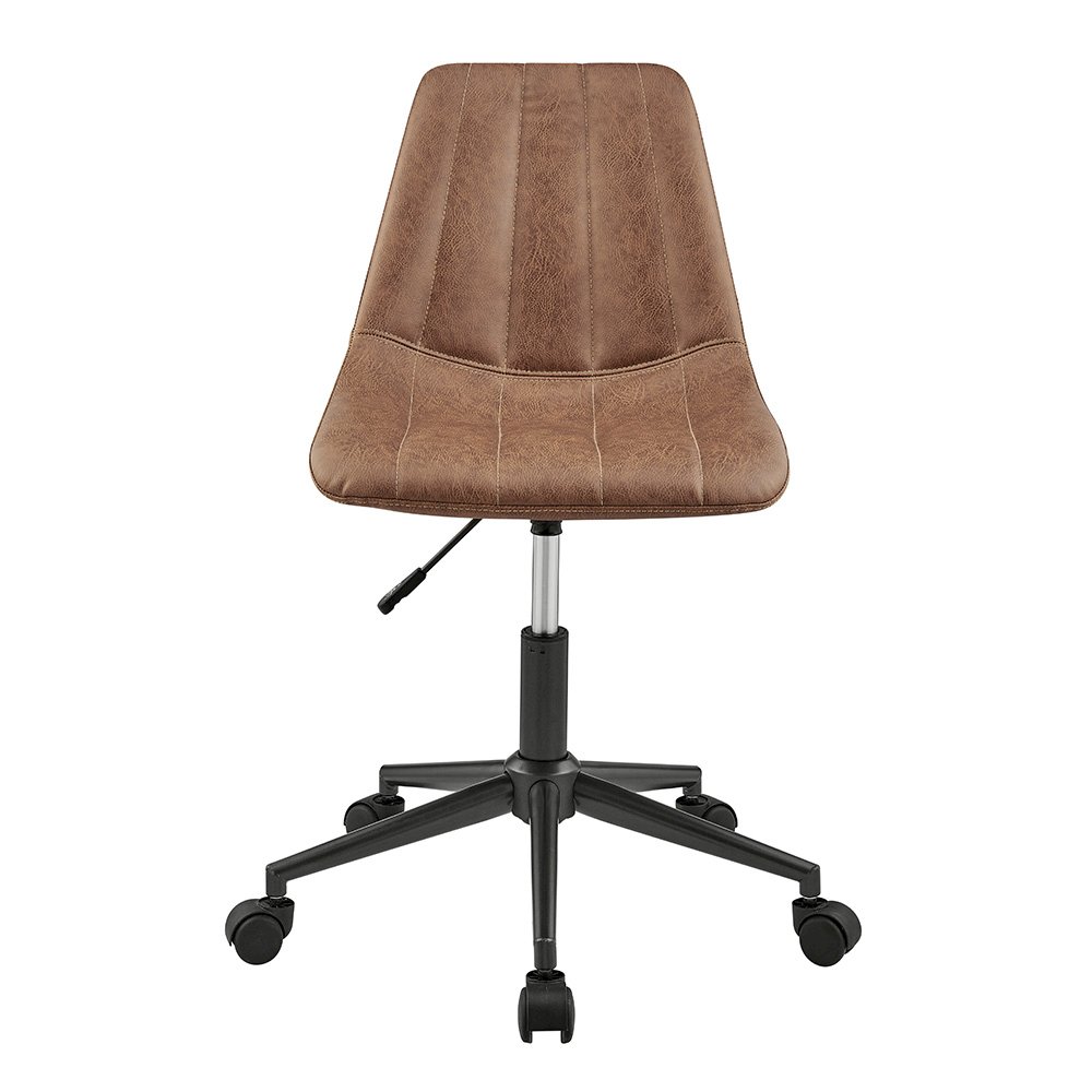 Robert Faux Leather Swivel Office Chair. Picture 2