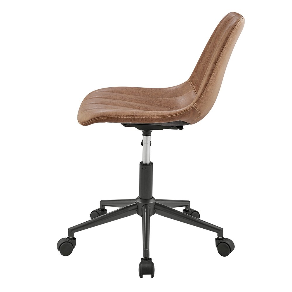 Robert Faux Leather Swivel Office Chair. Picture 3