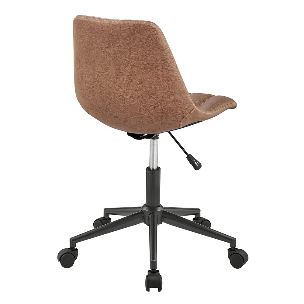 Robert Faux Leather Swivel Office Chair. Picture 5