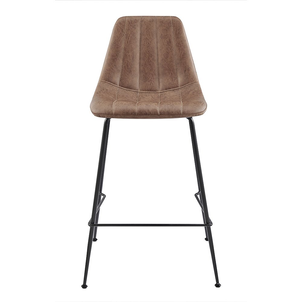 Robert Faux Leather Counter Stool, (Sett of 4). Picture 2