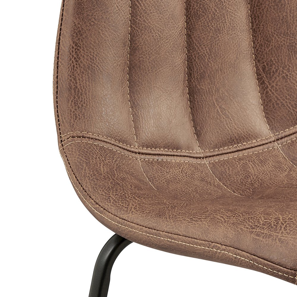 Robert Faux Leather Counter Stool, (Sett of 4). Picture 9