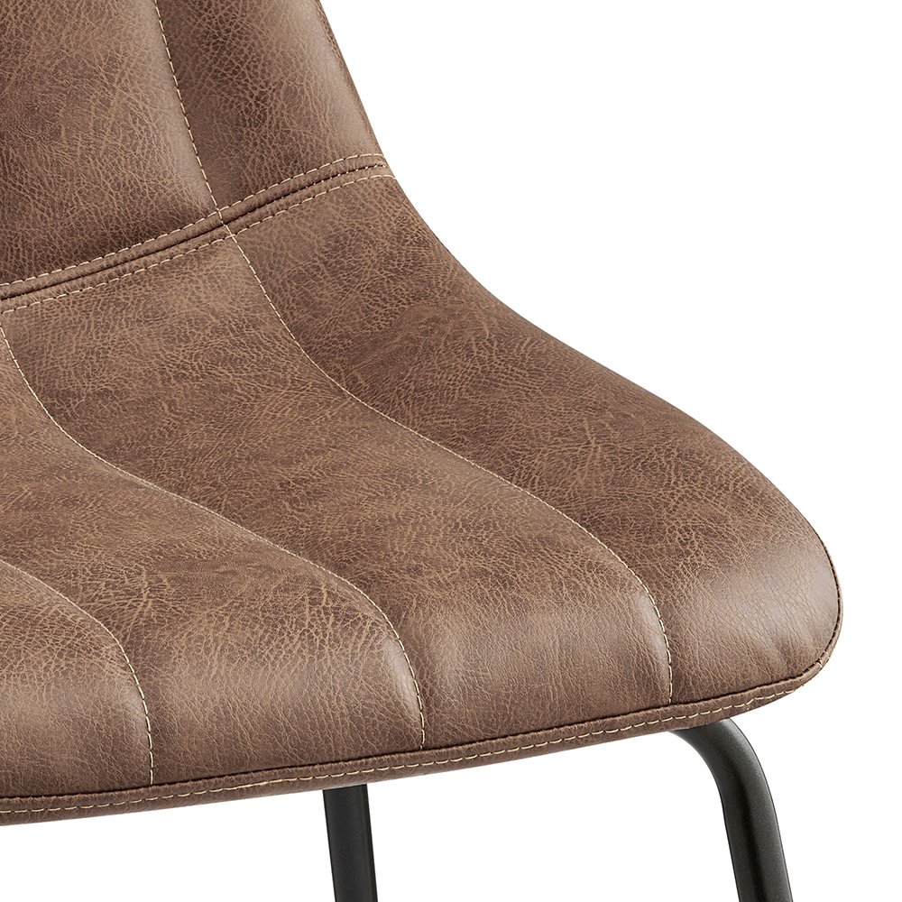 Robert Faux Leather Counter Stool, (Sett of 4). Picture 8