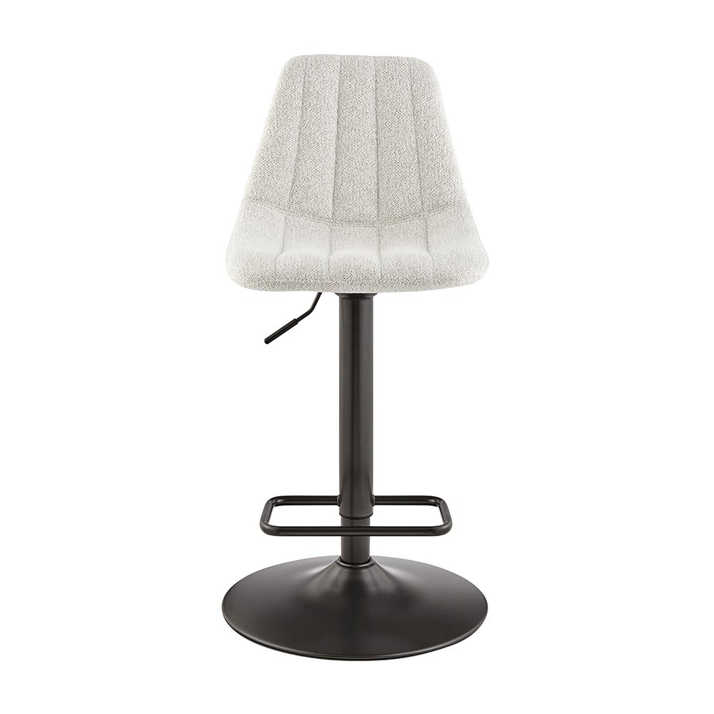Robert Boucle Gaslift Swivel Bar Stool, (Set of 2). Picture 2
