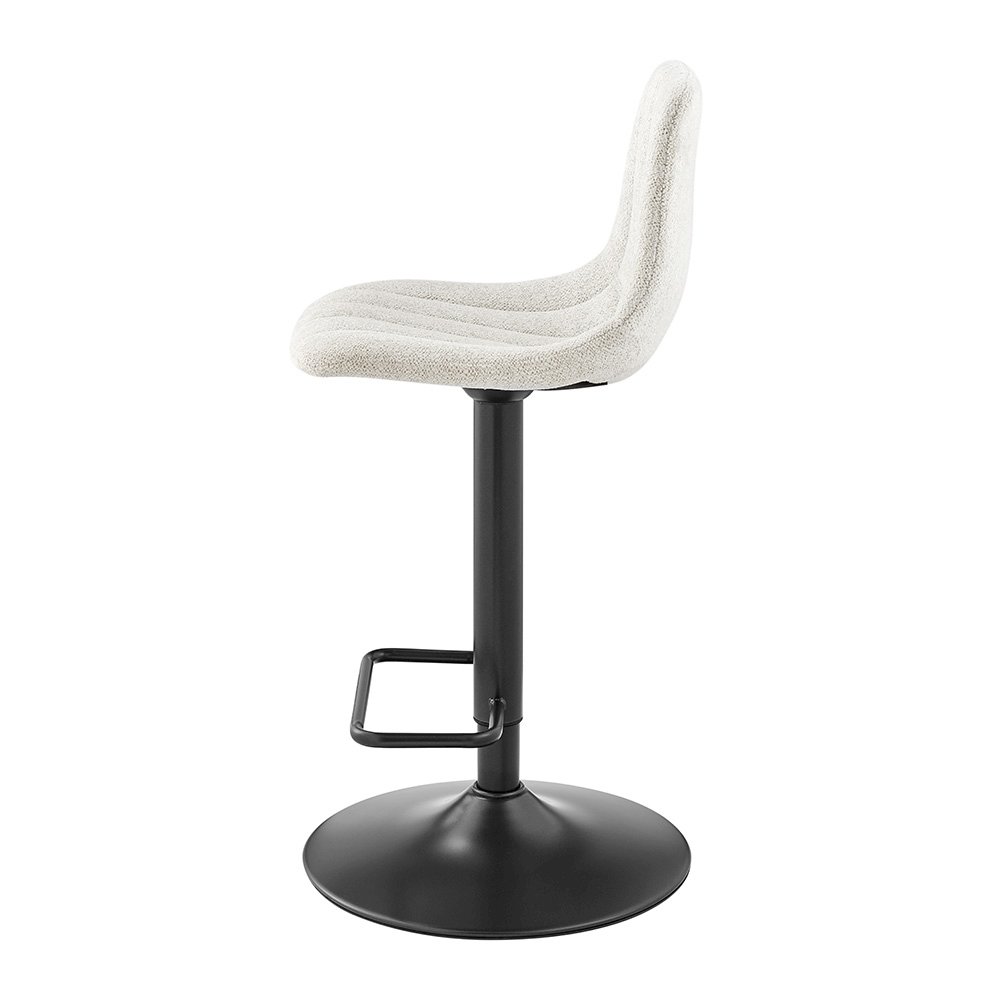 Robert Boucle Gaslift Swivel Bar Stool, (Set of 2). Picture 3