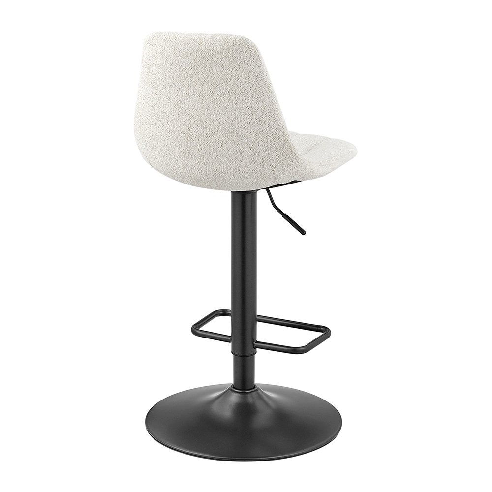 Robert Boucle Gaslift Swivel Bar Stool, (Set of 2). Picture 5