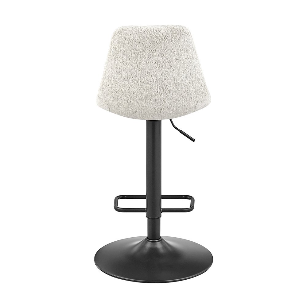 Robert Boucle Gaslift Swivel Bar Stool, (Set of 2). Picture 4