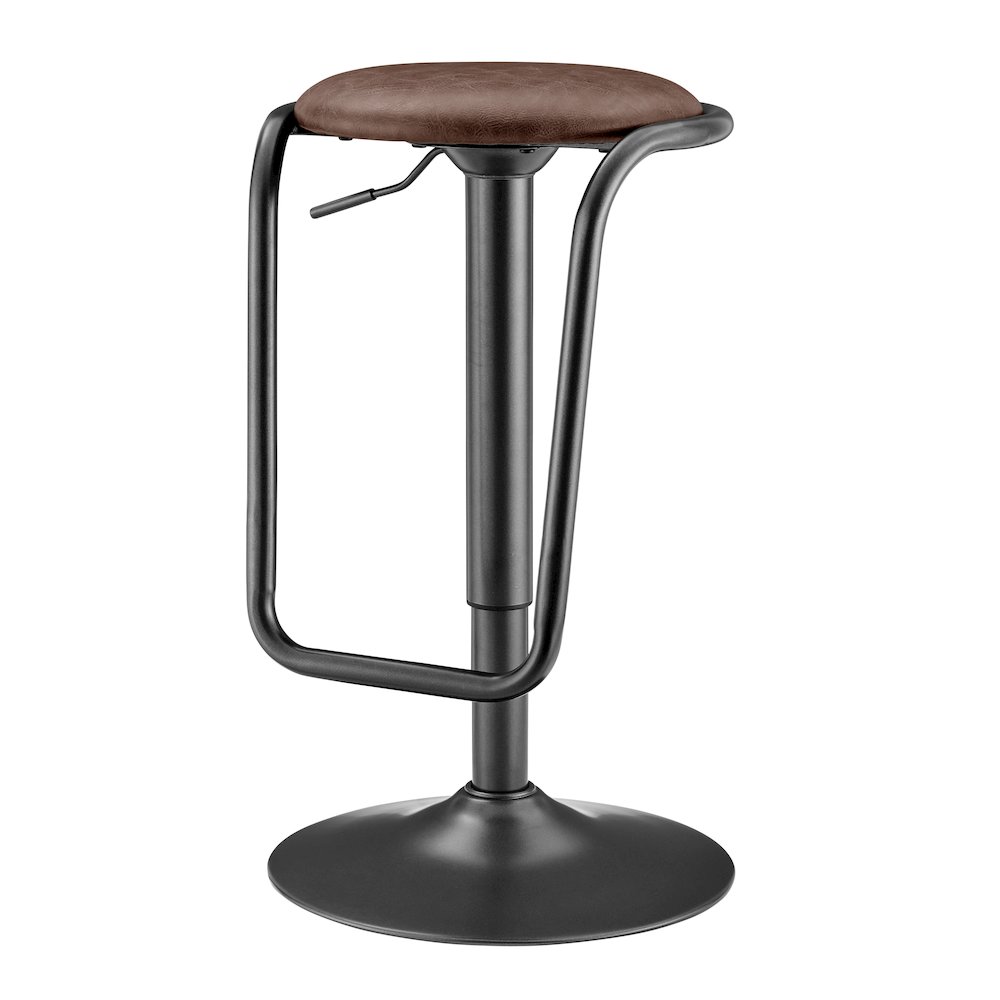 Elijah PU Gaslift Bar Stool, (Set of 2). Picture 1
