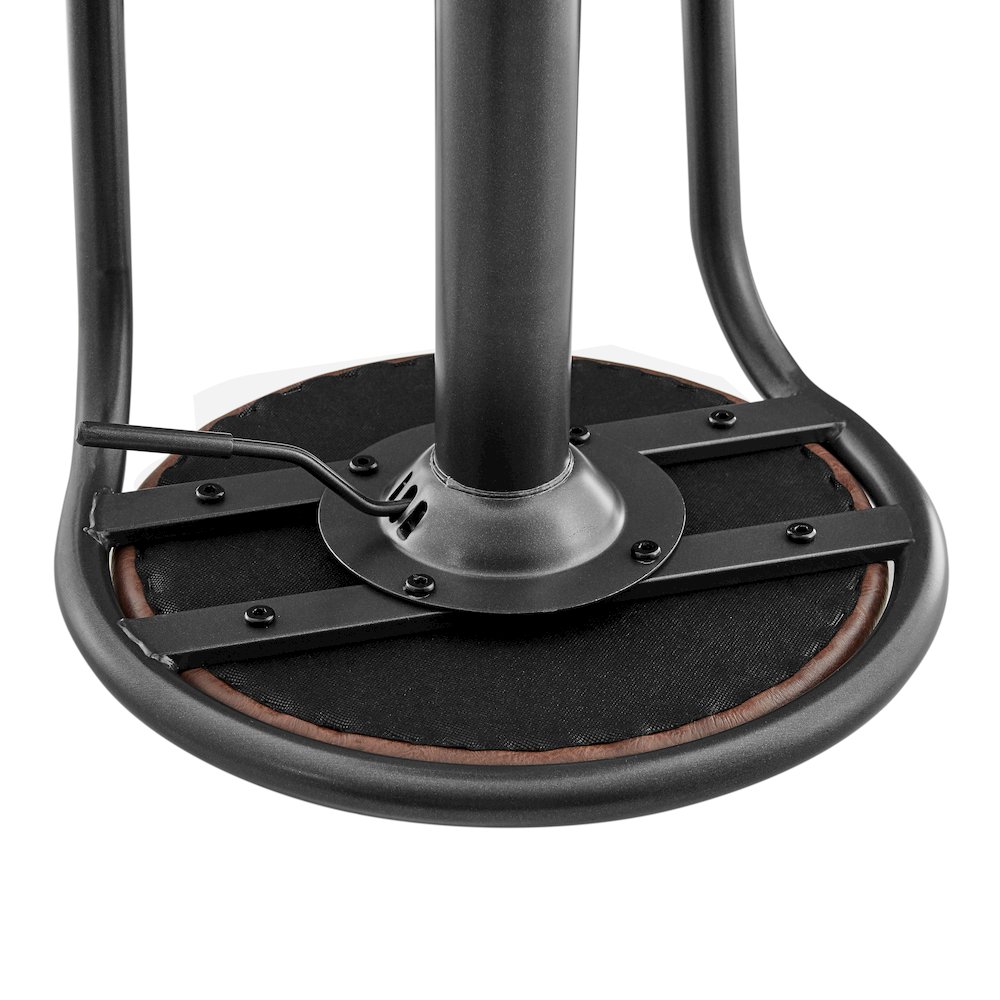 Elijah PU Gaslift Bar Stool, (Set of 2). Picture 9