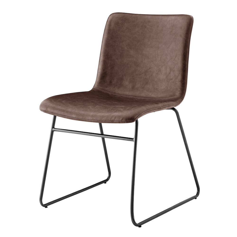Bruce Faux Leather Dining Side Chair, (Set of 2). Picture 1