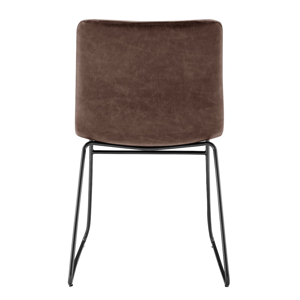 Bruce Faux Leather Dining Side Chair, (Set of 2). Picture 4
