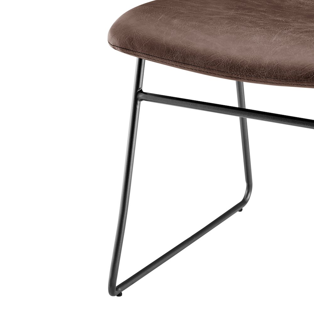Bruce Faux Leather Dining Side Chair, (Set of 2). Picture 8