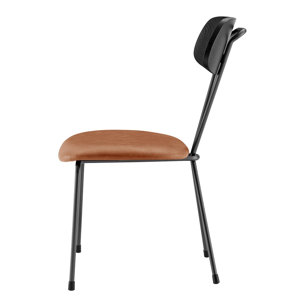 Elise PU Dining Side Chair, (Set of 4). Picture 3