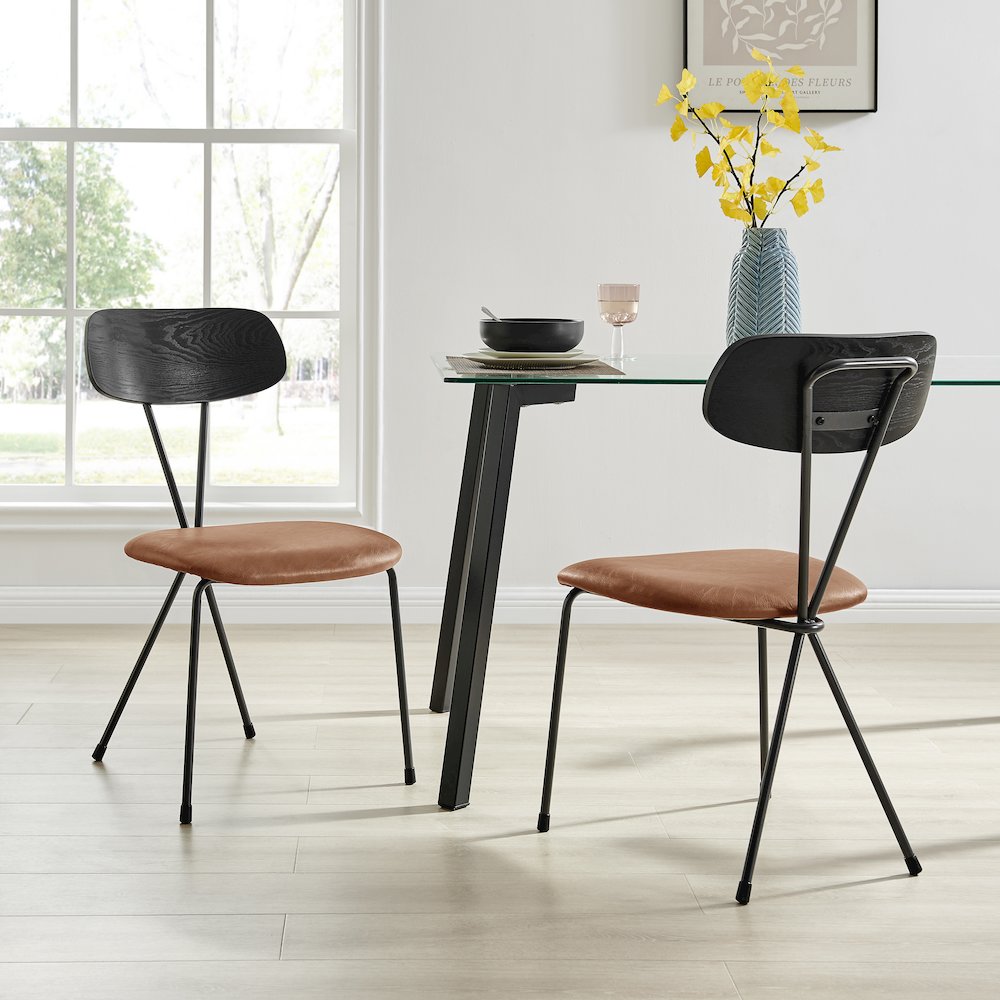 Elise PU Dining Side Chair, (Set of 4). Picture 10