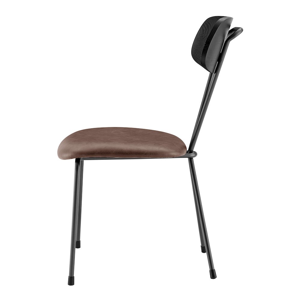 Elise PU Dining Side Chair, (Set of 4). Picture 3