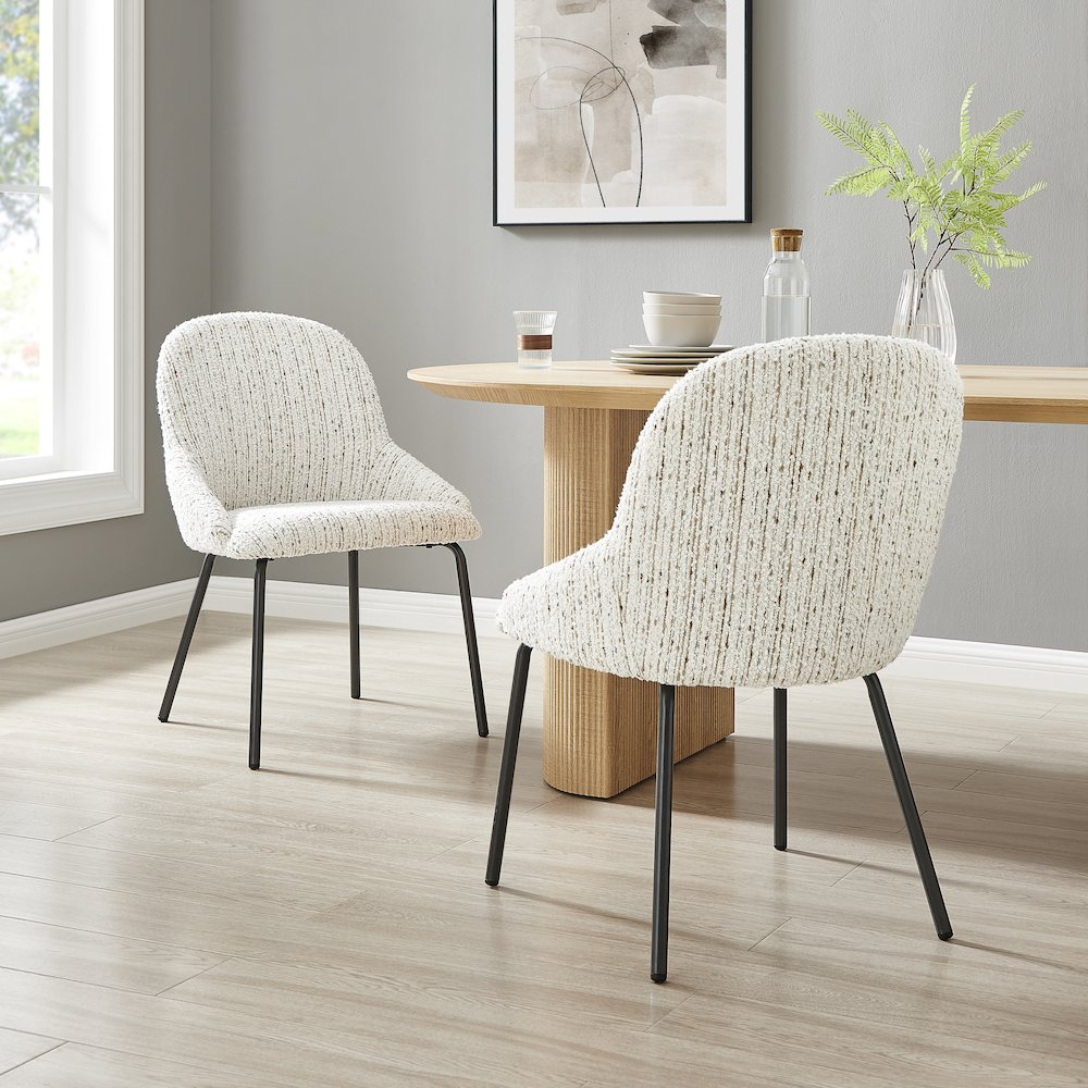 Katrisa Boucle Dining Side Chair, (Set of 2). Picture 10