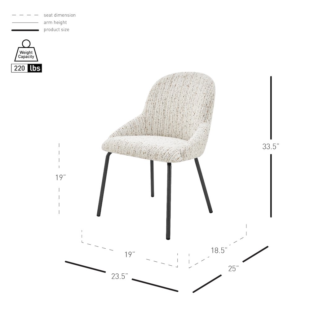 Katrisa Boucle Dining Side Chair, (Set of 2). Picture 11