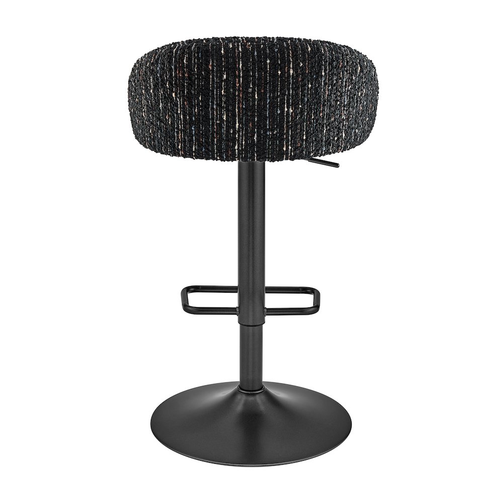 Jorrell Boucle Gaslift Swivel Bar Stool, (Set of 2). Picture 4