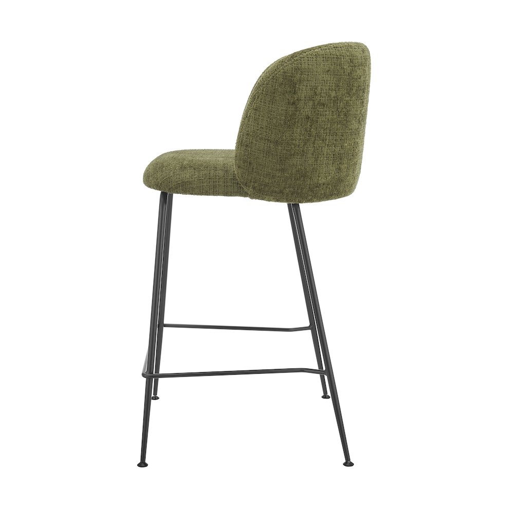 Millie Chenille Counter Stool, (Set of 2). Picture 3
